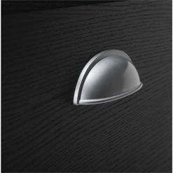 Brand new 🥰 Kathy Ireland Office By Bush Furniture Kathy Ireland Office Connecticut Lateral File In Black Suede Oak 👍 -Mobile Sales Store 1451129 2 L