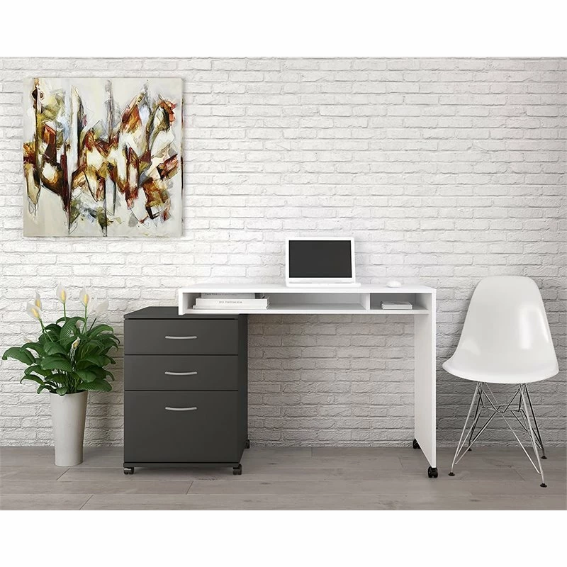 Hot Sale π Pemberly Row Metal Mobile 3 Drawer Vertical Wood Filing Cabinet In Black π 4 Hot Sale π Pemberly Row Metal Mobile 3 Drawer Vertical Wood Filing Cabinet In Black π - Image 4