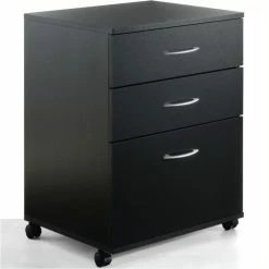 Hot Sale π Pemberly Row Metal Mobile 3 Drawer Vertical Wood Filing Cabinet In Black π 8 Hot Sale π Pemberly Row Metal Mobile 3 Drawer Vertical Wood Filing Cabinet In Black π -Mobile Sales Store 1461591 2 L