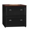 Coupon 👍 Pemberly Row 2 Drawer Lateral File Cabinet In Black And Cherry ⌛