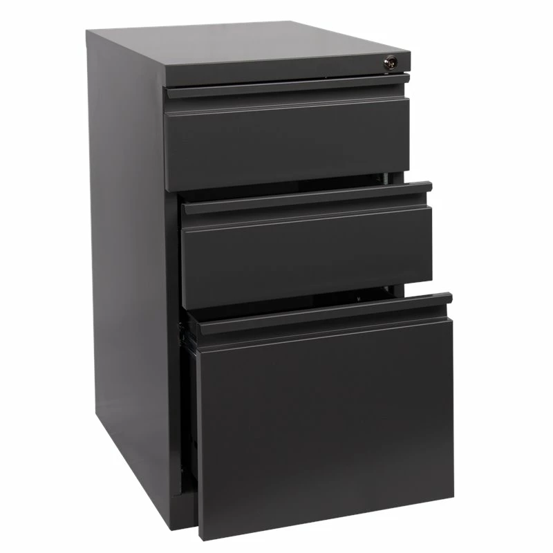 Hot Sale π Pemberly Row Modern Metal 3 Drawer Mobile File Cabinet File In Black π 2 Hot Sale π Pemberly Row Modern Metal 3 Drawer Mobile File Cabinet File In Black π - Image 2