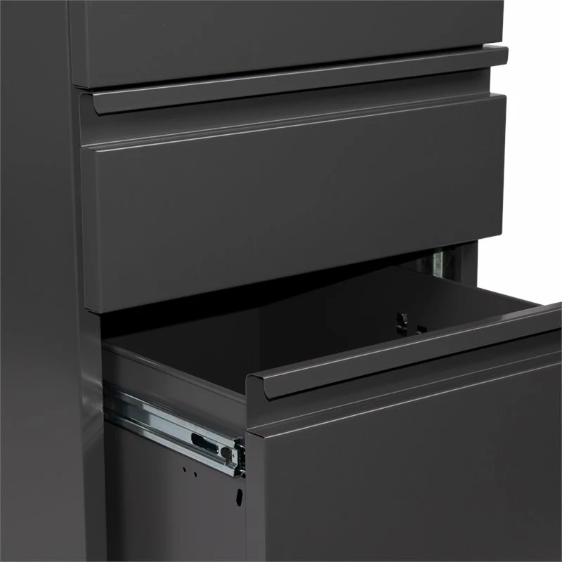 Hot Sale π Pemberly Row Modern Metal 3 Drawer Mobile File Cabinet File In Black π 4 Hot Sale π Pemberly Row Modern Metal 3 Drawer Mobile File Cabinet File In Black π - Image 4