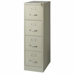New 🧨 Scranton & Co Scranton & Modern Metal Beige Co 4 Drawer Letter File Cabinet 💯