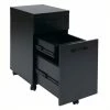 Brand new 😀 Scranton & Co Mobile File Cabinet With Hidden Drawer In Black 🔔