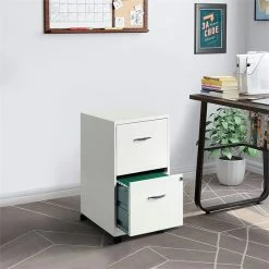Cheap 💯 Scranton & Contemporary Metal Co 2 Drawer Steel File Cabinet In White 🔥 -Mobile Sales Store 1567533 1567541 L