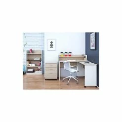 Discount 🔥 Bowery Hill 3 Drawer Lateral Mobile Filing Cabinet In Natural Maple 😉 -Mobile Sales Store 1579792 1579794 L