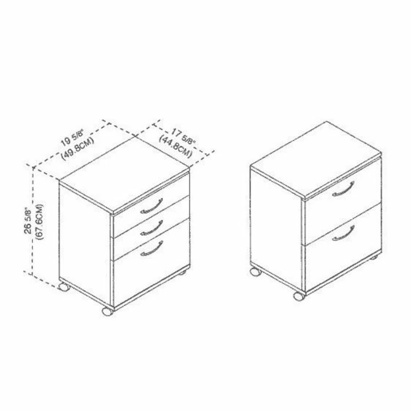 Budget 𧨠Bowery Hill 3 Drawer Vertical Mobile Filing Cabinet In Black π― 2 Budget 𧨠Bowery Hill 3 Drawer Vertical Mobile Filing Cabinet In Black π― - Image 2