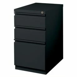 Buy 🎉 Bowery Hill 3 Drawer Mobile File Cabinet File In Black 😉