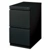 Cheapest 👍 Bowery Hill 2 Drawer Mobile File Cabinet File In Black 🔔