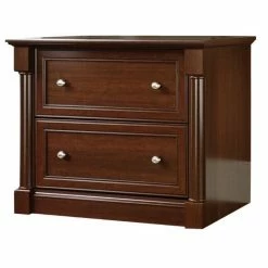New ⭐ Bowery Hill Contemporary Wood Lateral File Cabinet In Select Cherry 🎁