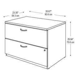 Budget ⭐ Bowery Hill 2 Drawer Lateral File In Hansen Cherry ✔️ -Mobile Sales Store 1580343 2 L