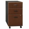 Cheap 💯 Bowery Hill 3 Drawer Mobile Pedestal In Hansen Cherry 🎉