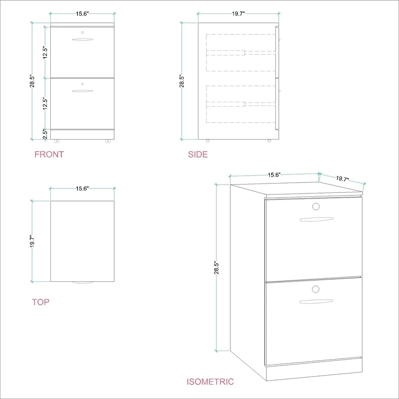 Hot Sale β€οΈ Bowery Hill 2 Drawer Transitional File Cabinet In Classic Cherry π₯ 5 Hot Sale β€οΈ Bowery Hill 2 Drawer Transitional File Cabinet In Classic Cherry π₯ - Image 5