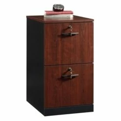 Hot Sale ❤️ Bowery Hill 2 Drawer Transitional File Cabinet In Classic Cherry 🔥