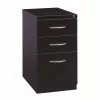 Deals 🎉 Hirsh Industries LLC Hirsh 23-in Deep Mobile Pedestal File 3-Drawer Box/Box/File. Arch Pull. Black 🧨