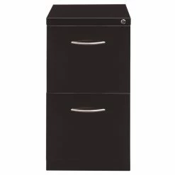 Wholesale 💯 Hirsh Industries LLC Hirsh 23-in Deep Mobile Pedestal File 2-Drawer Metal File/File. Arch Pull. Black 🔥 -Mobile Sales Store 1654058 2 L