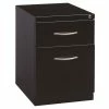 Coupon ✨ Hirsh Industries LLC Hirsh 20-in Deep Mobile Pedestal File 2-Drawer Box/File With Arch Pull Black 🥰