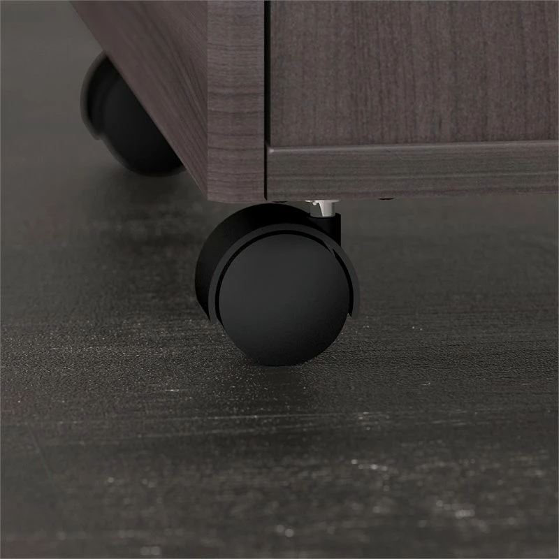 New π BBF Studio C 3 Drawer Mobile File Cabinet In Storm Gray - Engineered Wood 𧨠4 New π BBF Studio C 3 Drawer Mobile File Cabinet In Storm Gray - Engineered Wood 𧨠- Image 4