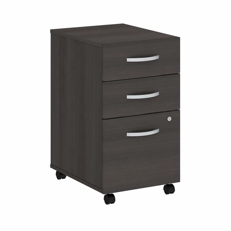 New π BBF Studio C 3 Drawer Mobile File Cabinet In Storm Gray - Engineered Wood 𧨠1 New π BBF Studio C 3 Drawer Mobile File Cabinet In Storm Gray - Engineered Wood π§¨