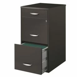 Coupon 🧨 Pemberly Row Contemporary Metal Gray 3 Drawer File Cabinet With Pencil Drawer 🌟