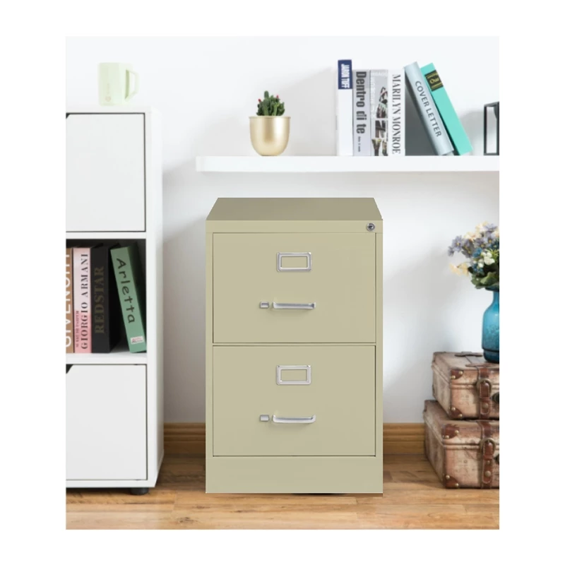 Budget π Pemberly Row Modern 25-in Deep Metal 2 Drawer Vertical File Cabinet Beige Putty π― 7 Budget π Pemberly Row Modern 25-in Deep Metal 2 Drawer Vertical File Cabinet Beige Putty π― - Image 7