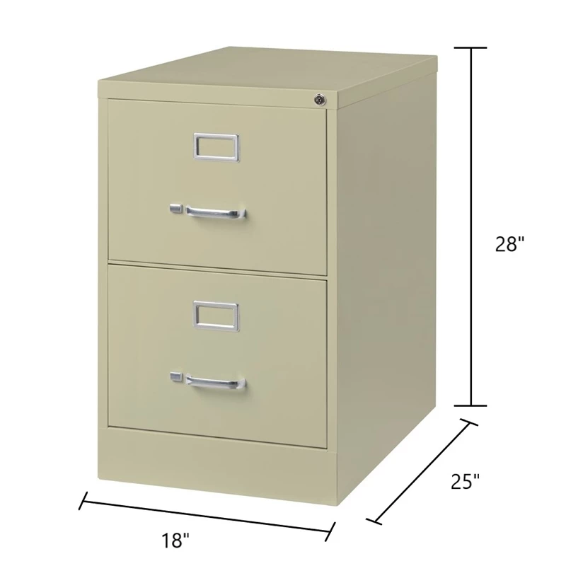 Budget π Pemberly Row Modern 25-in Deep Metal 2 Drawer Vertical File Cabinet Beige Putty π― 8 Budget π Pemberly Row Modern 25-in Deep Metal 2 Drawer Vertical File Cabinet Beige Putty π― - Image 8