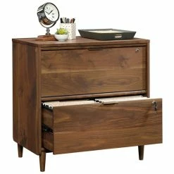 Best Sale 👏 Sauder Clifford Place 2 Drawer Lateral File Cabinet In Grand Walnut 👏 -Mobile Sales Store 1767027 2 L