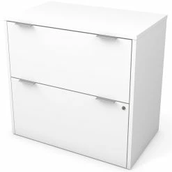 Wholesale ✔️ Bestar I3 Plus 2 Drawer Lateral File Cabinet In White 🔔
