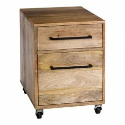Best deal 🎉 Moe's Home Collection Colvin 2-Drawer Wood Lateral File Cabinet In Natural 🔔