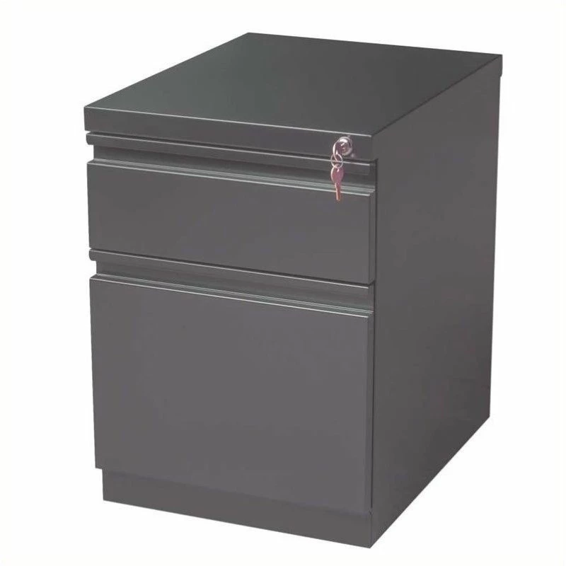 Discount ✨ Scranton & Co 2 Drawer Mobile File Cabinet In Charcoal ✨ 1 Discount ✨ Scranton & Co 2 Drawer Mobile File Cabinet In Charcoal ✨