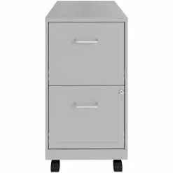 Cheapest 😀 Scranton & Co Scranton & Modern Metal Gray Co Mobile 2 Drawer File Cabinet 🎉 -Mobile Sales Store 1786770 1786772 L