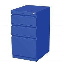 Discount π Scranton & Co 3 Drawer Mobile File Cabinet In Blue π