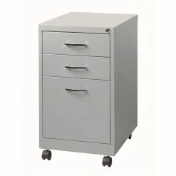 New π Scranton & Co 3 Drawer Filing Cabinet In Platinum β€οΈ