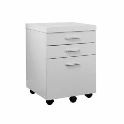 Budget 😀 Scranton & Co File Cabinet With Three Drawers In White 🎁