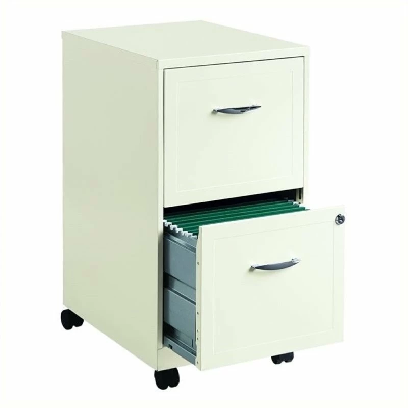 Cheapest π Home Square Set Of 2 Mobile Filing Cabinets In White π― 2 Cheapest π Home Square Set Of 2 Mobile Filing Cabinets In White π― - Image 2