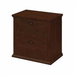Deals 🛒 Scranton & Co 2 Drawer Lateral File Cabinet In Antique Cherry 🥰 -Mobile Sales Store 1805105 3 L