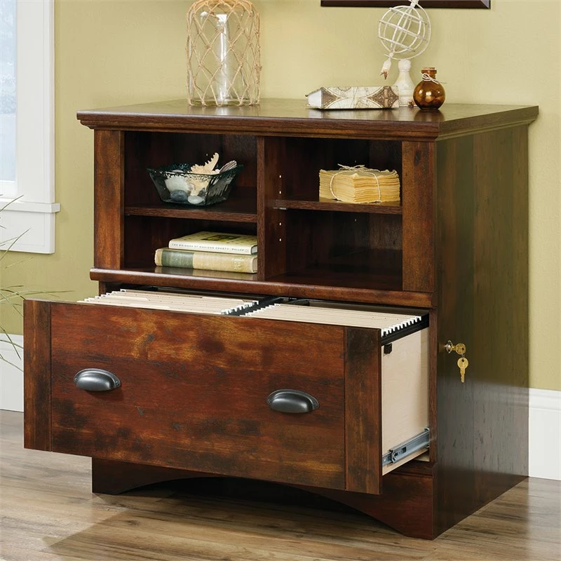 Discount π Pemberly Row 1 Drawer Lateral File Cabinet In Curado Cherry π 7 Discount π Pemberly Row 1 Drawer Lateral File Cabinet In Curado Cherry π - Image 7