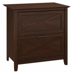 Best deal 😉 Bush Furniture Key West 2 Drawer File Cabinet In Bing Cherry 👏