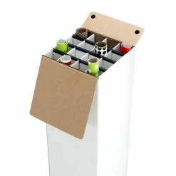 Best Pirce 😉 Scranton & Co Document And Gift Wrap Paper Roll Storage Organizer In White 🧨 -Mobile Sales Store 1824536 3 L