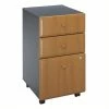Buy 🔔 Scranton & Co 3 Drawer Mobile File Cabinet In Natural Cherry 😀