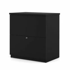Cheap 👏 Scranton & Co 2 Drawer Lateral File In Black 😉