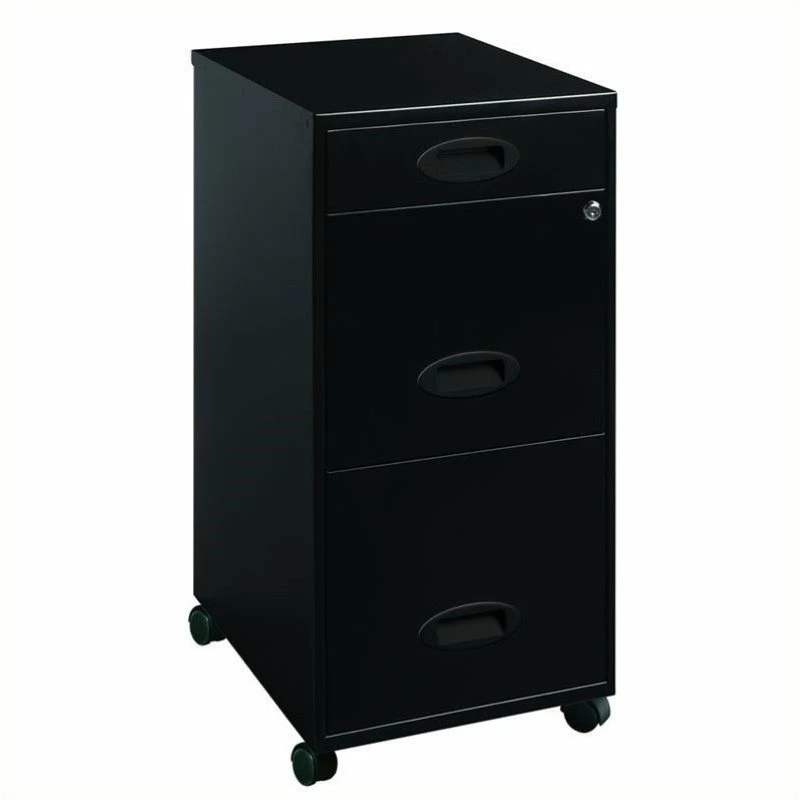 Brand new π₯° Home Square (Set Of 2) Mobile 3 Drawer File Cabinet In Black π₯° 2 Brand new π₯° Home Square (Set Of 2) Mobile 3 Drawer File Cabinet In Black π₯° - Image 2