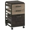 Deals 😀 Scranton & Co 3 Drawer Mobile File Cabinet In Rustic Gray 💯