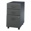 Outlet 🔔 Scranton & Co 3 Drawer Mobile File Cabinet In Slate ⭐