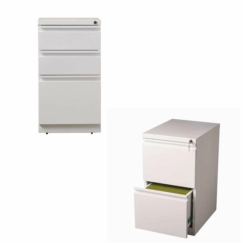 Hot Sale ❤️ Home Square Value Pack (Set Of 2) Drawer Mobile Filing Cabinet In White ⌛ 1 Hot Sale ❤️ Home Square Value Pack (Set Of 2) Drawer Mobile Filing Cabinet In White ⌛