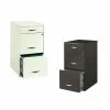 Flash Sale 😉 Home Square Value Pack (Set Of 2) 3 Drawer File Cabinet In Charcoal And White 🥰