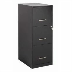 Best reviews of 🔥 Hirsh Industries LLC SOHO 2 Piece 3 Drawer Letter File Cabinet And Mobile File Caddy In Black 😀 -Mobile Sales Store 1902773 3 L