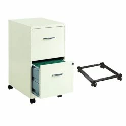 Brand new βοΈ Hirsh Industries LLC 2 Piece Mobile Metal File Cabinet And Adjustable Mobile File Caddy π