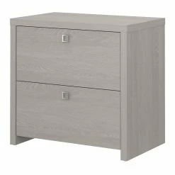 Best deal 🥰 Kathy Ireland Office By Bush Furniture Office By Kathy Ireland Echo Lateral File Cabinet In Gray Sand 🎁