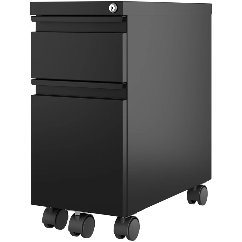 Brand new ✨ Hirsh Industries LLC Hirsh 20-in Deep Mobile Zip Pedestal 2-Drawer Box/File. Full Width Pull. Black ⭐ 5 Brand new ✨ Hirsh Industries LLC Hirsh 20-in Deep Mobile Zip Pedestal 2-Drawer Box/File. Full Width Pull. Black ⭐ - Image 5
